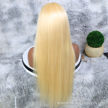 150% 180% Density HD Lace Wig, Wholesale Human Hair 613 HD Lace Front Wig,Transparent 13X4 Lace Frontal Wig For Black Women